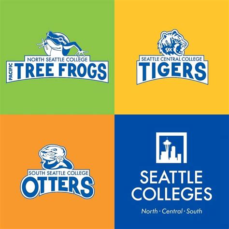 We love our three college mascots. | Seattle Colleges