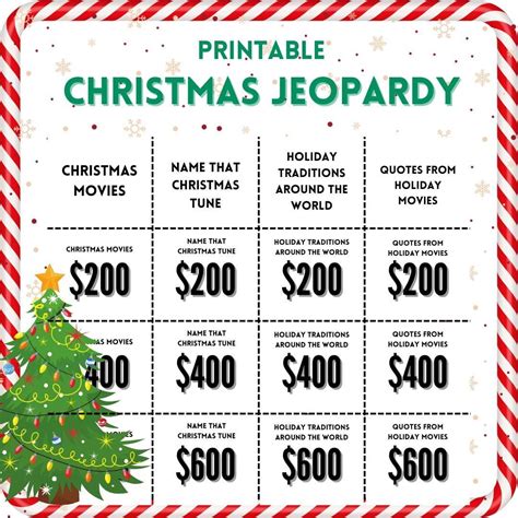 Printable christmas jeopardy christmas jeopardy game holiday jeopardy ...