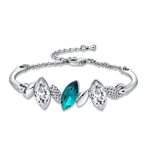 Buy Silver Shoppee Delightful Sterling Silver 18K White Gold Plated ...