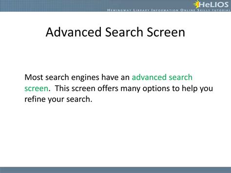 Image result for Advanced Search Example