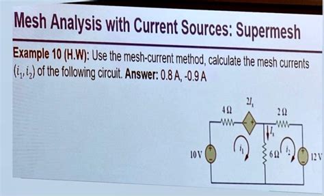 Image result for Mesh Current Method Examples