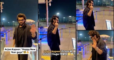 Arjun Kapoor shows middle finger to paparazzi as he jets off to spend ...