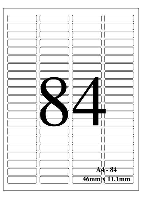 True-Ally A4 Size White Self Adhesive Label/Sticker for Printer (Inkjet ...