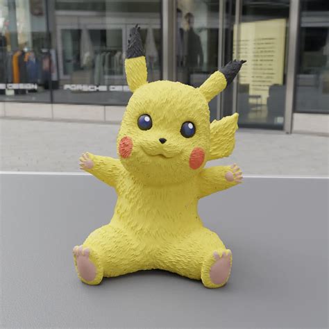 A Realistic Pokémon—A Fluffy Pikachu by liupeiyty - MakerWorld