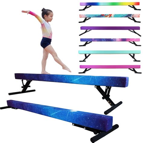 Buy Adjustable Balance Beam for Kids - 8FT gymnasitcs Beam - high and ...