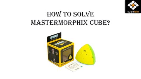 Step by Step to Solve Mastermorphix Cube 的图像结果