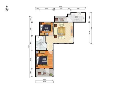 70平房屋装修设计图，看网友真正家居风格装修是如何一步步打造的(7)_70平米小户型_