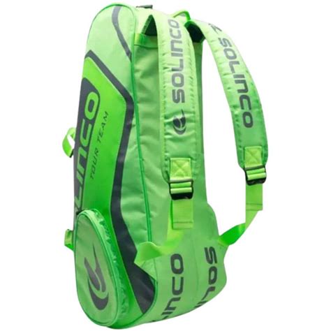 Solinco 6-Pack Tennis Racquet Bag (Green) – Sportswing.in
