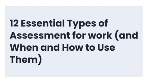 Image result for Non-Routine Work Assessment