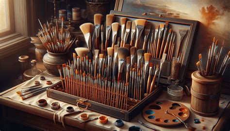 Washing Oil Paint Brushes