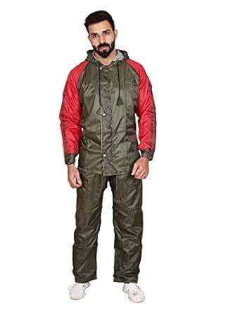 Buy A.B.C. Garments Men's Raincoat (Raincoat 100% Waterproof Rain Coat ...