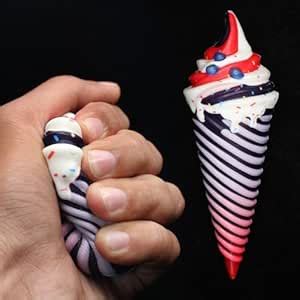 Buy Prime Ice Cream Cone Shape Slow Rising Soft Foam Squeeze Stress ...