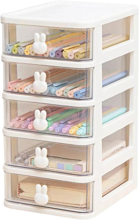 DHVAJ ABS Plastic 6 Grid Mini Plastic Multipurpose Drawer Storage Box ...