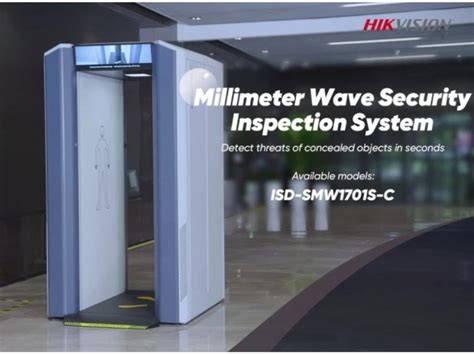 Hikvision Introduces Millimeter Wave Body Scanners for Security