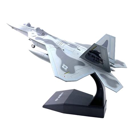 Buy TOOYFUL 1/100 Scale Diecast Metal F-22 Raptor Airplane USA Air ...