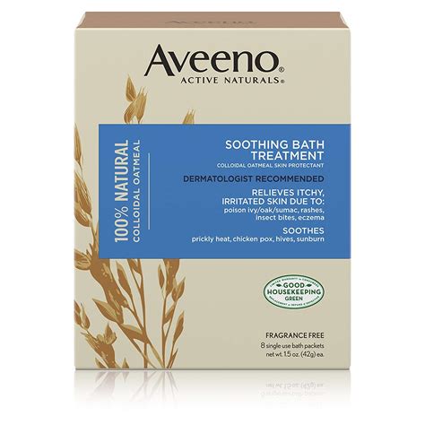 Buy Aveeno Soothing Bath with 100% Natural Colloidal Oatmeal for & of ...
