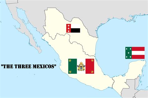 "The Three Mexicos" The Partition of Mexico following the First Great ...
