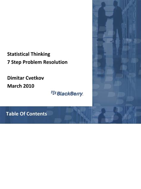 The 7 Step Problem Solving | PDF