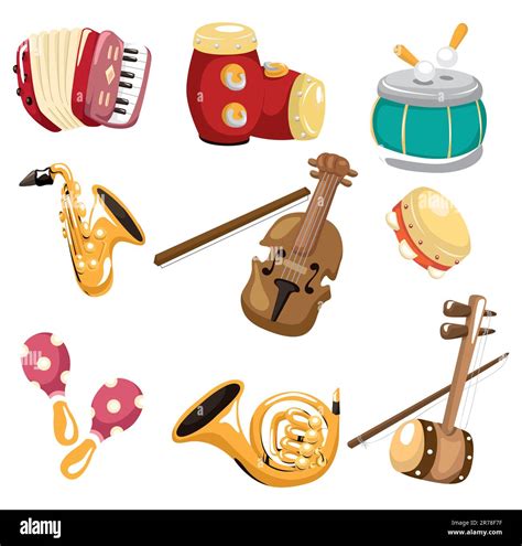 Musical Instrument Cartoon 的图像结果