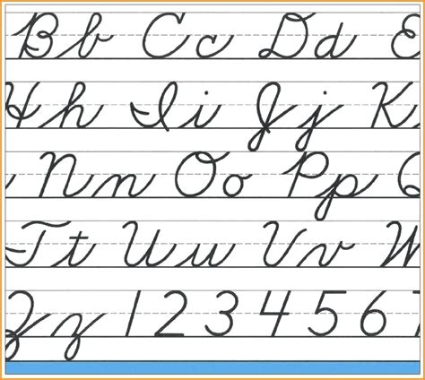 Capital Alphabet In Cursive