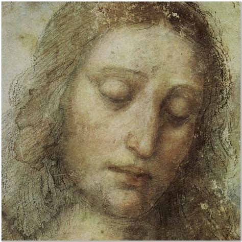 SMART ART - 'Study of Christ for Last Supper (Detail)' by Leonardo da ...