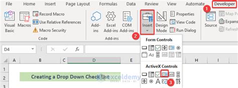 Image result for Excel Add Drop Down Checklist
