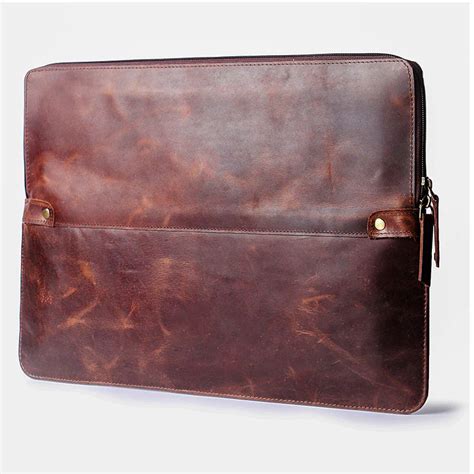 14-Inch Laptop Sleeve Leather Case Custom Fit Shop Now