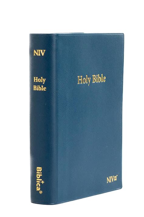 Buy NIV Mini Compact Vinyl Softcover Blue Bible - 6 x 4.3 Inch Pocket ...