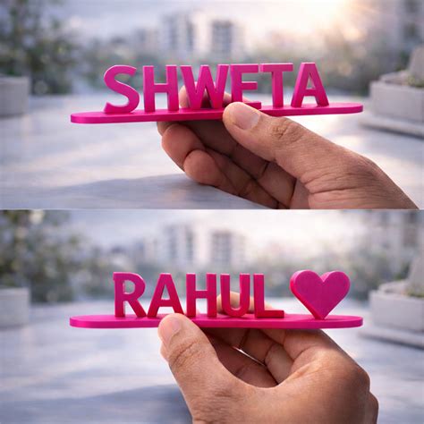 Dual Name Plate | Two in one – Earth Layer Studio