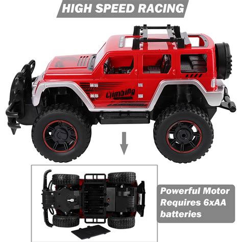 Buy 1:12 Scale RC Big Wheel Beast Monster Truck Remote Control Pickup ...