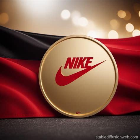 Nike Logo in German Flag Colors | Stable Diffusion Online