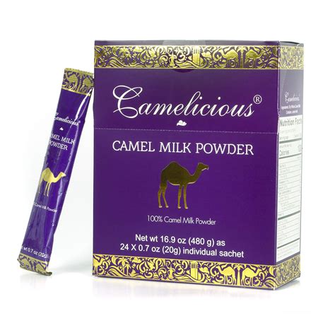 Buy Camel Milk Powder Camelicious 480g Box US Edition(24 Packets x 20g ...