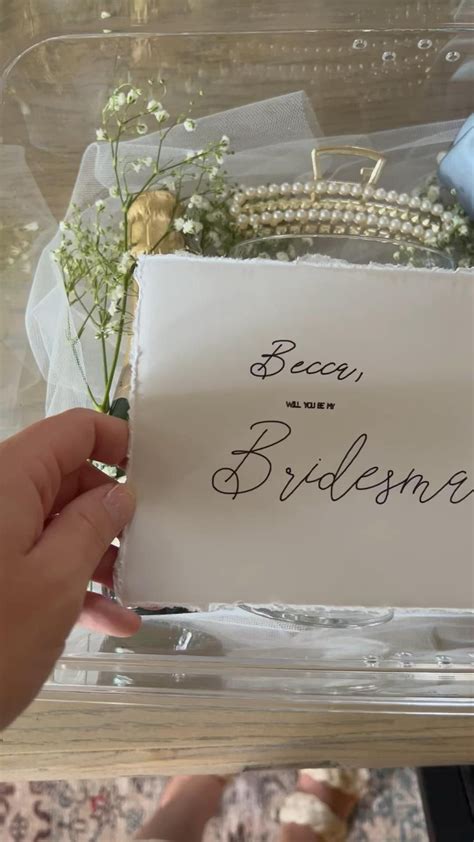 Bridesmaid proposal box – Artofit