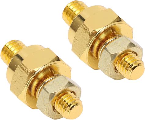 Buy Fydun 2 Pcs Battery Terminal Adapters Brass Battery Terminal ...