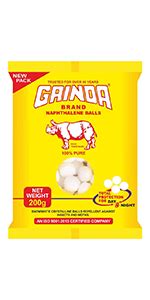 Gainda Brand Napthalene Balls (200gm) : Amazon.in: Home & Kitchen