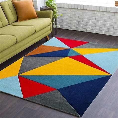 Buy OZONE CARPET Embossed Carved Handmade Tuffted Pure Woollen Thick ...