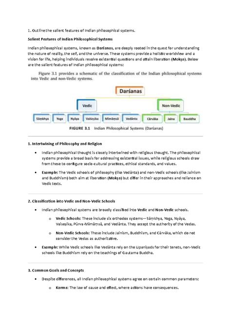 Salient Features of Indian Philosophical Systems (IKS-A3) - Studocu