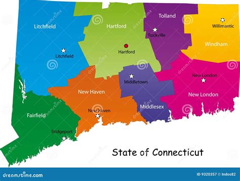 Image result for Connecticut State Map