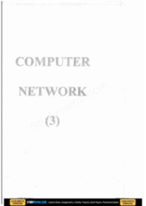 Computer Network Gate Notes 的图像结果