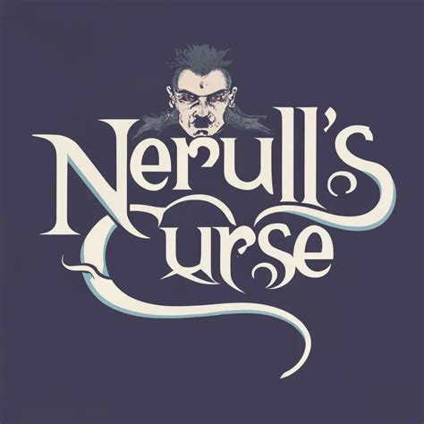 LOGO Design for Nerulls Curse Dark Sorcerer Theme with Typography | AI ...