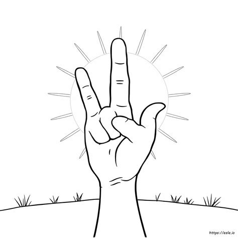 Daddy Finger Coloring Pages