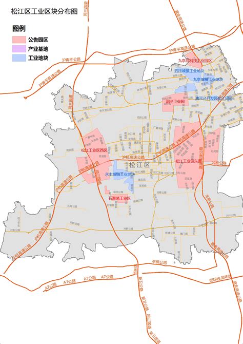 上海松江区开发区地图 - 上海开发区招商网