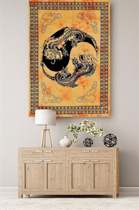 Handicraft-Palace Yellow Cotton Poster Wall Decor Wall Hanging Wall ...