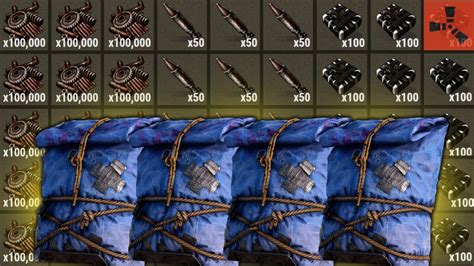 Image result for Rust Stacked Loot Back
