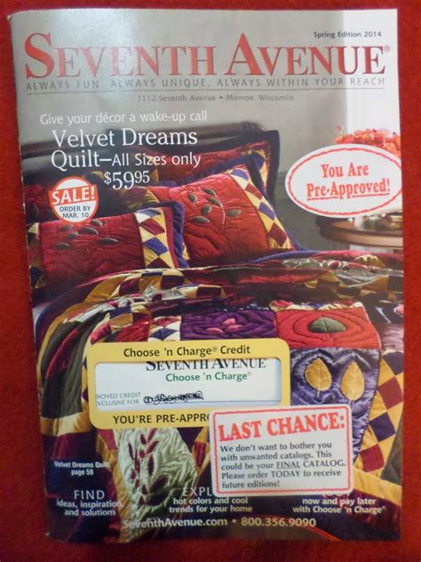 pinkylily: Seventh Avenue Catalog Spring Edition 2014