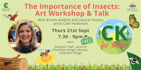 The Importance of Insects: Art Workshop & Talk, Stanton Hall, Charlton ...