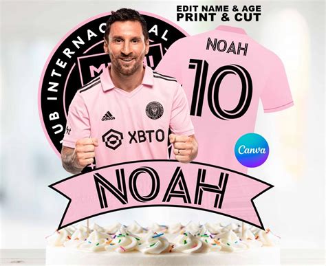 Messi Cake Topper 的图像结果