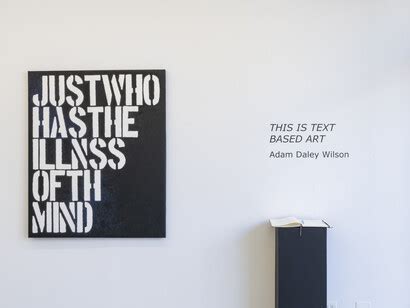 Adam Daley Wilson. This is text based art | Meer
