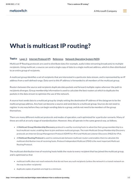 Image result for Multicast IP Routing