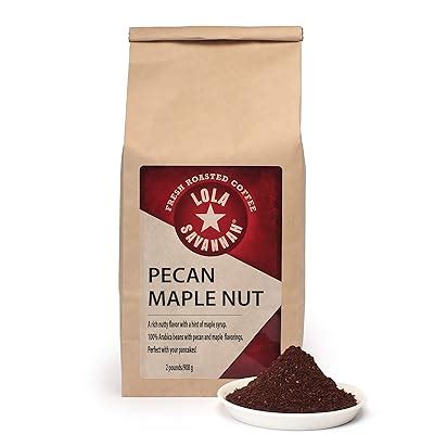 Buy Lola Savannah Pecan Maple Nut Ground Coffee - Crafted Rich Pecan ...